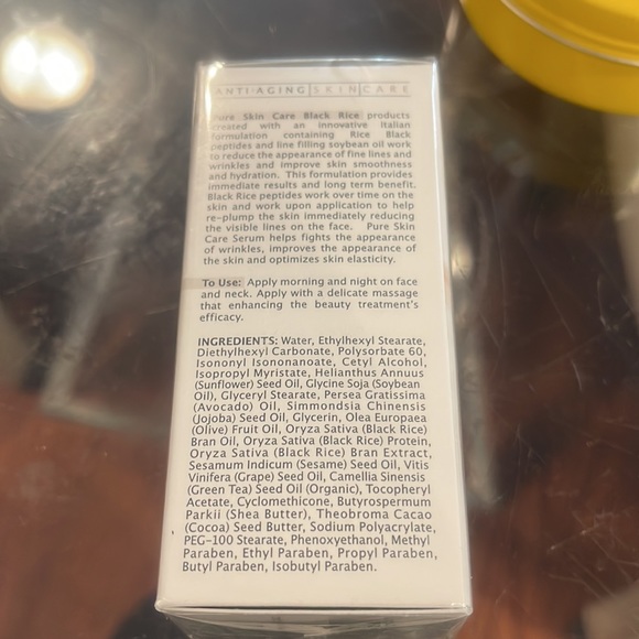 Naturaderma black rice face serum anti aging 1fl oz nwt - Picture 2 of 3
